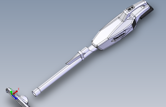 CL107FD充电式吸尘器模型  STEP格式