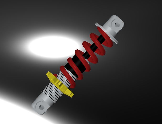 G069988-简单的减震器=减震器板簧