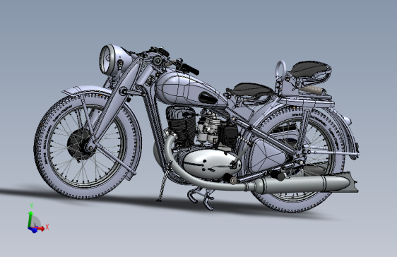 摩托车模型DKW 350