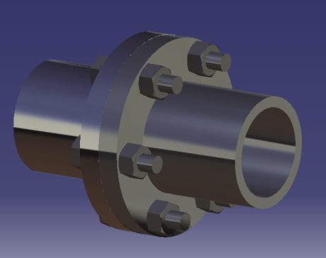 G070981-法兰联轴器 (CATIA V5)=联轴器