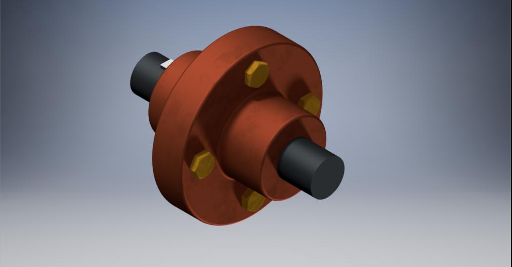 G070991-法兰联轴器 未保护型 _ autodesk inventor _ 零件设计与装配=联轴器