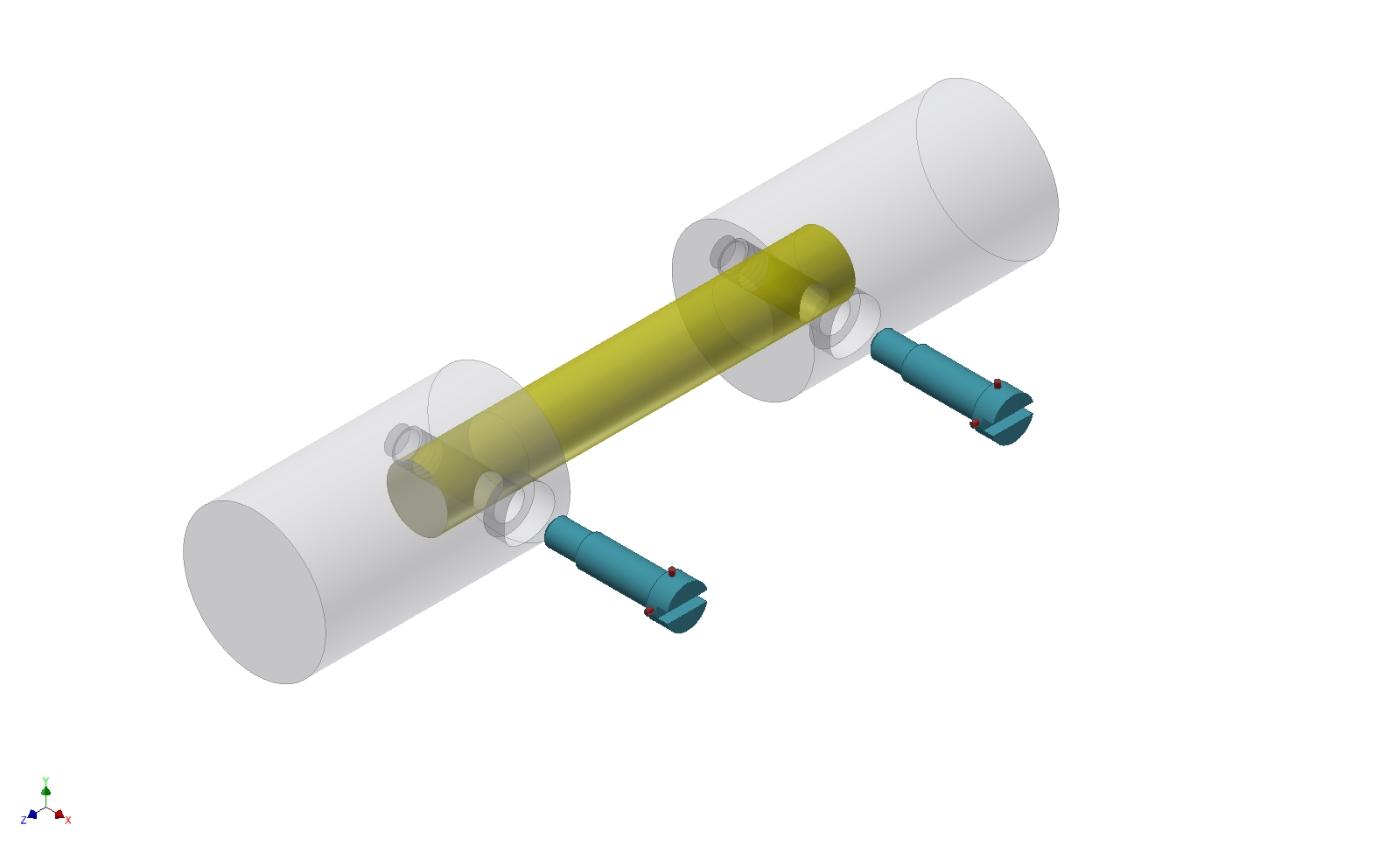 G072295-用于组装和维护的3D打印分离连接器=联轴器
