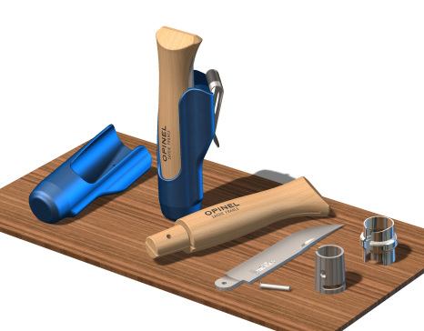 G072796-OPINEL No8经典款全文件=起重机吊钩卷扬机