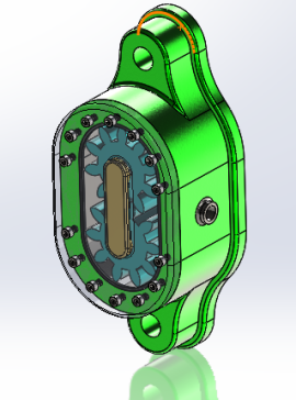 齿轮泵 - Solidworks 3D建模