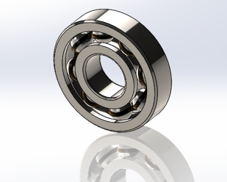 滚珠轴承 - 3D建模Solidworks