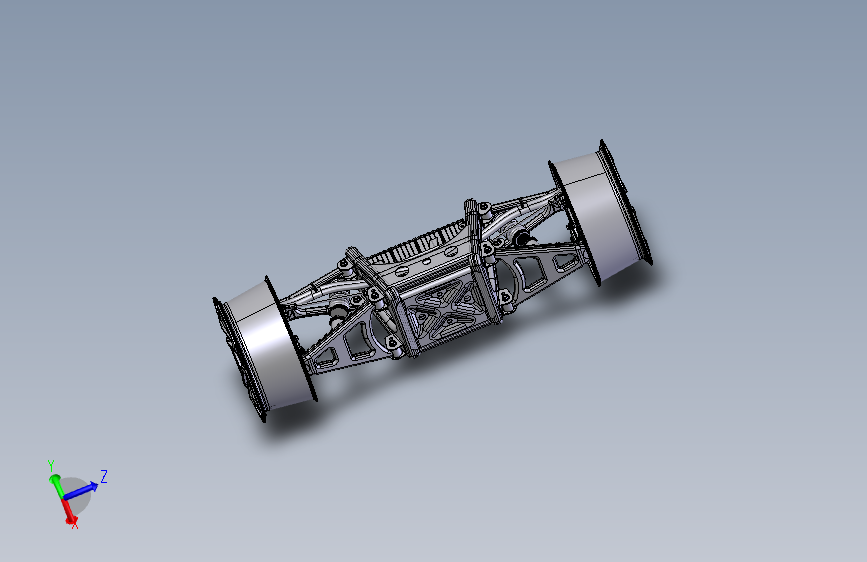 Tesla特斯拉电动汽车电力驱动系统 (含悬挂) Catia 附STEP