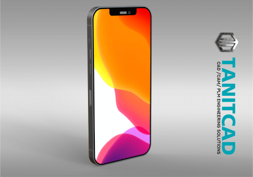 iPhone 12 Pro Max的精确3D模型