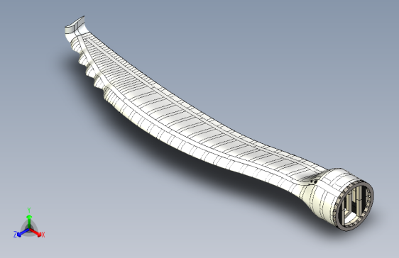 G052006-运河涡轮叶片结构工作在进行中=螺旋桨