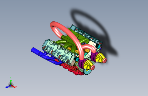 G052050-_精准制造的V6发动机设计+-+SolidWorks杰作_=发动机引擎