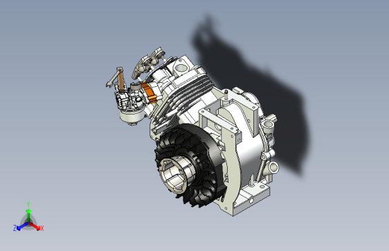 G052076-1缸4冲程发动机（Briggs+&+Stratton）=发动机引擎