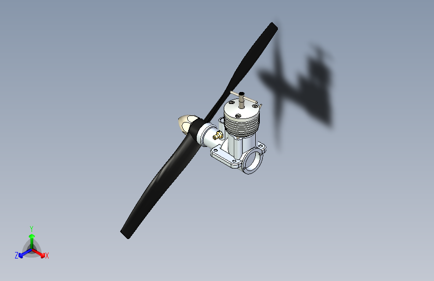 G052566-PAW+19D航空柴油发动机（3.2cc）=发动机引擎
