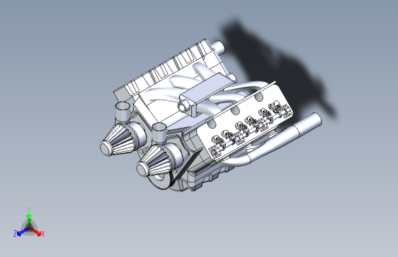 G052911-V6涡轮发动机=发动机引擎