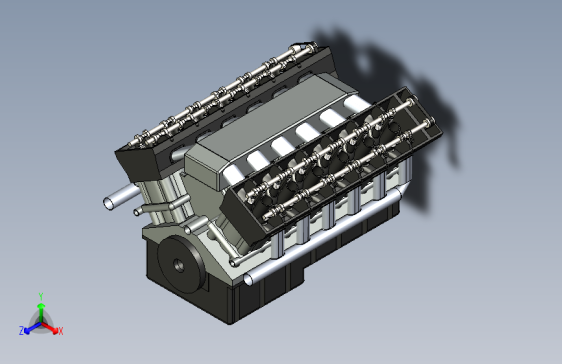 G053031-V12发动机+(15)=发动机引擎