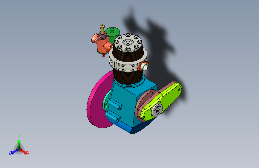 G053154-巴斯特劳德发动机=发动机引擎