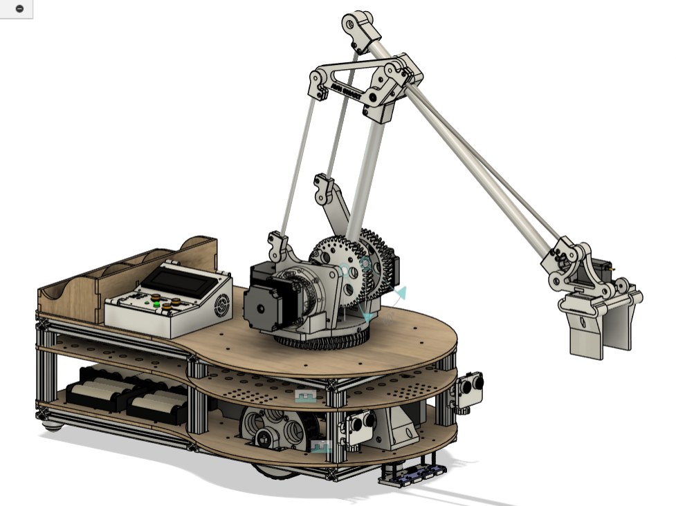 AGV机械臂小车结构