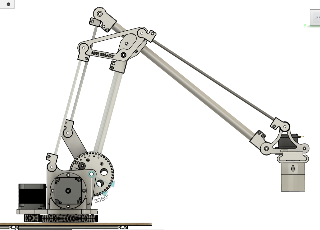 AGV机械臂小车结构