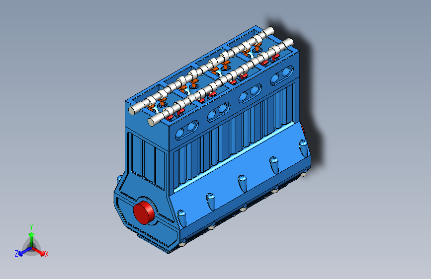 G053544-发动机+-+模拟+-+Autodesk+Inventor+2017=发动机引擎