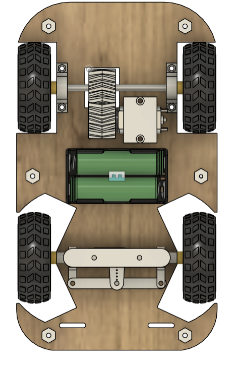 简易AGV编程小车结构3D图纸 STEP格式