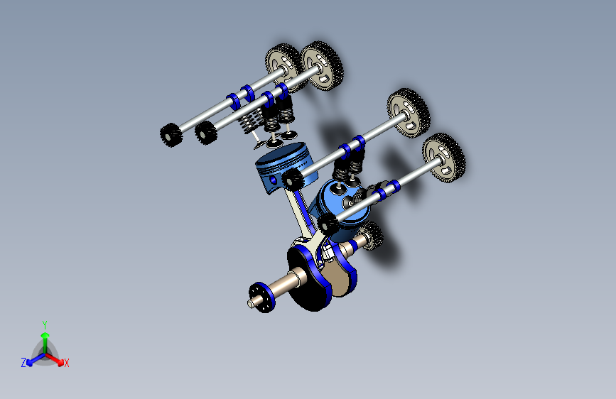 G053657-发动机内部组件=发动机引擎