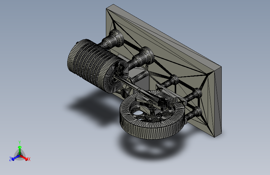 G053867-火焰舔者模型发动机=发动机引擎