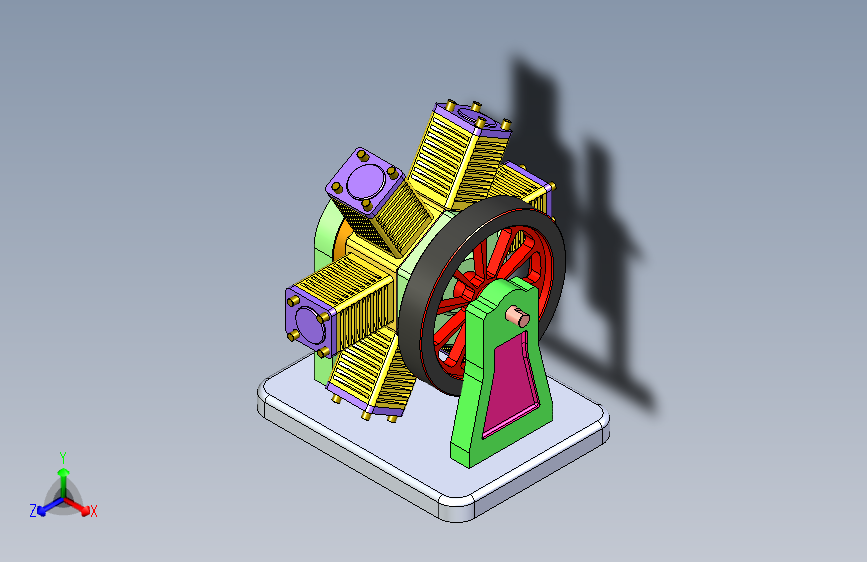 G053983-径向发动机+(64)=发动机引擎