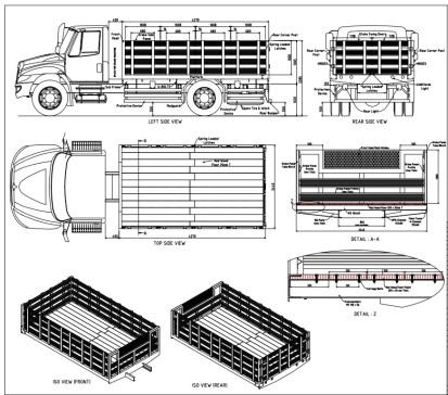 🛡️ 军用堆叠车身卡车 – 3D 教育模型