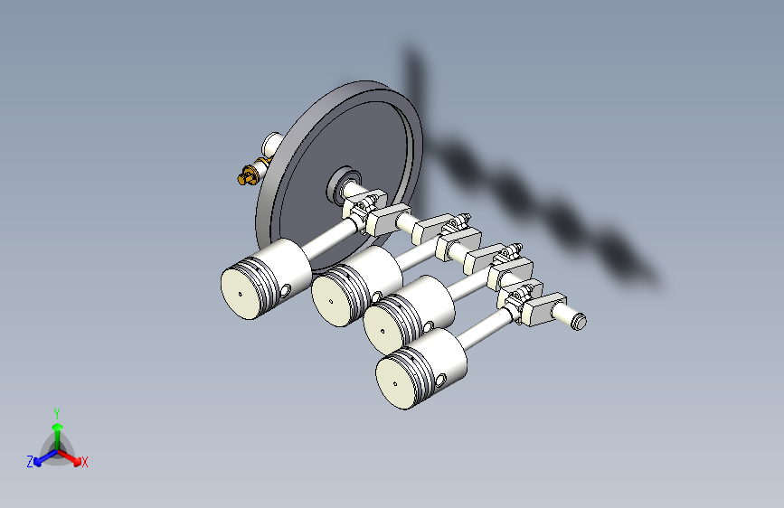 G054009-看看历史性的莱特飞行者引擎内部=发动机引擎