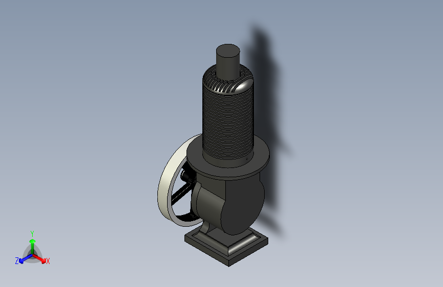 G054585-斯特林发动机贝塔型+SolidWorks=发动机引擎
