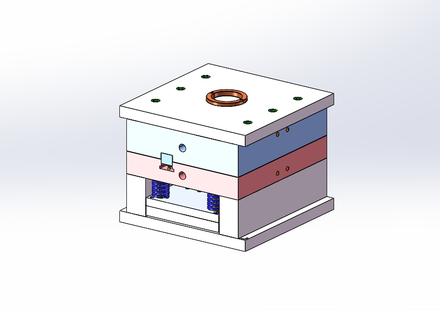 插线板上盖注塑模具设计J