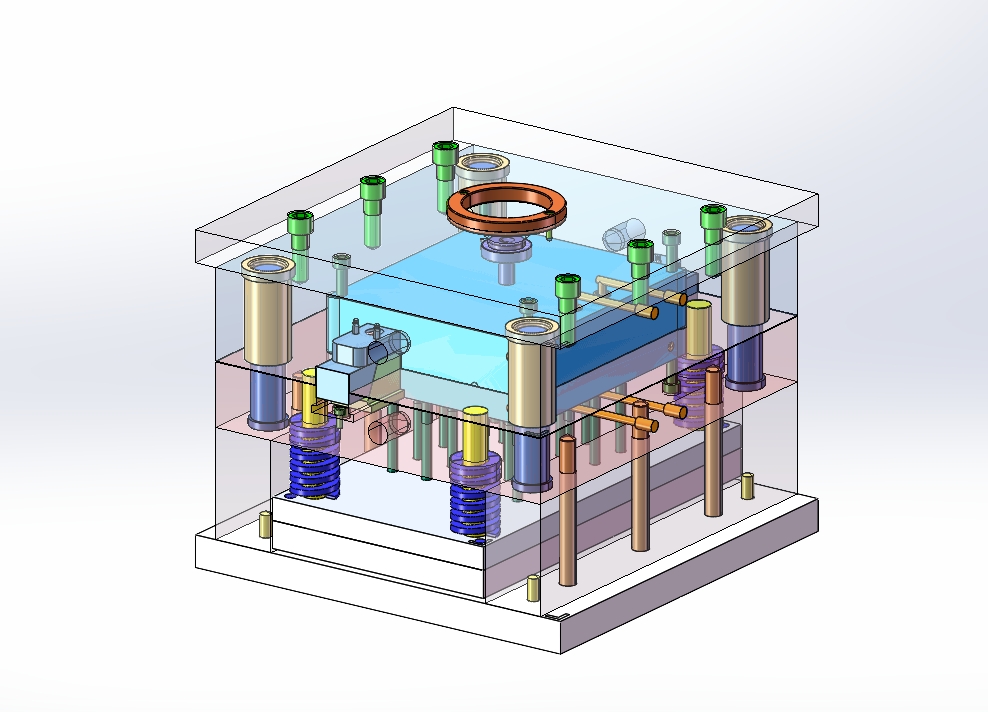 插线板上盖注塑模具设计J