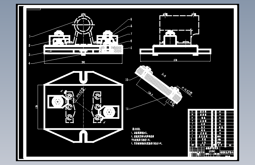 KCSJ-02套筒座零件机械加工工艺规程及夹具设计(含CAD图纸) 主视图