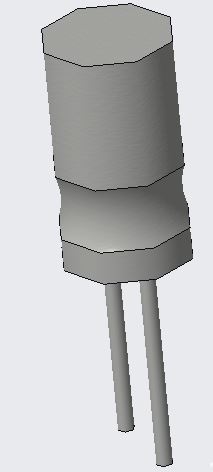 基本电子元件CAD模型（晶体管_传感器）PTC Creo设计