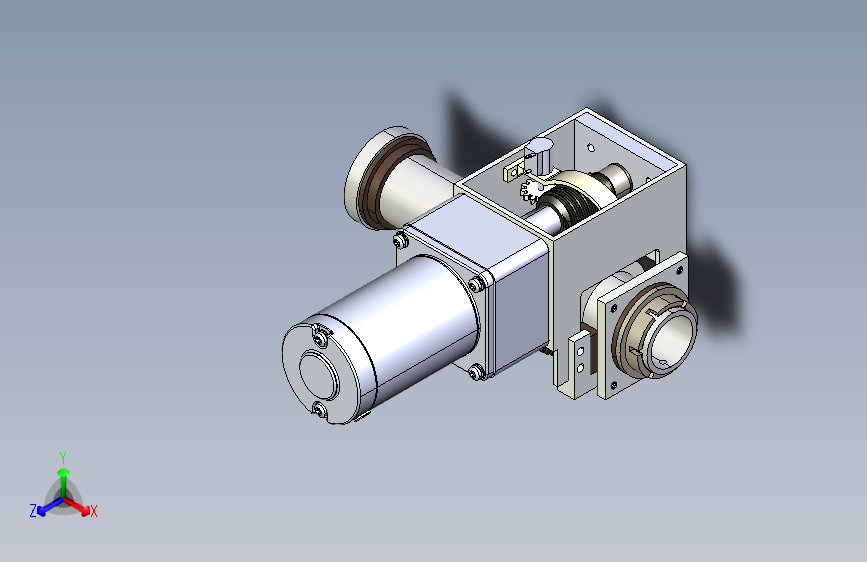 G075644-“髋关节”蠕虫驱动变速箱=齿轮变速箱减速机差速器