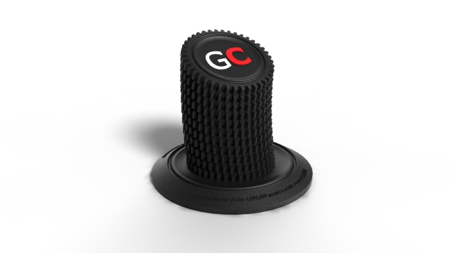 G075645-“四百万分之一” - GRABCAD 四百万用户奖杯=齿轮变速箱减速机差速器