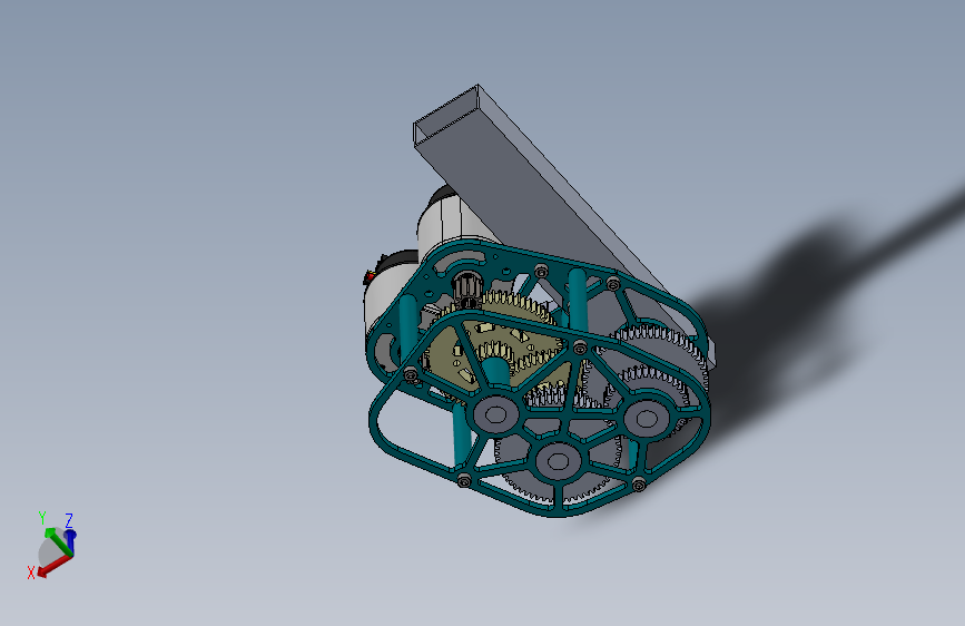 G075681-2 鹰式变速器电梯 gearbox=齿轮变速箱减速机差速器