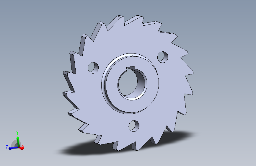 G075747-3D 齿轮_Solidworks=齿轮变速箱减速机差速器