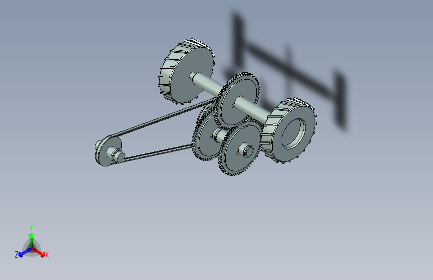 G075742-3D & 2D 图纸 + 电力传输系统仿真=齿轮变速箱减速机差速器