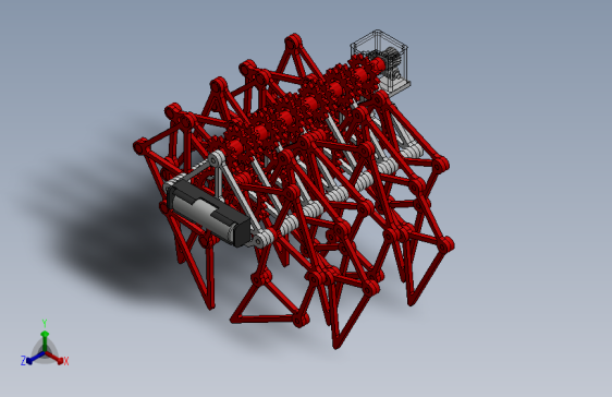 G075769-3D打印strandbeest，v2=齿轮变速箱减速机差速器