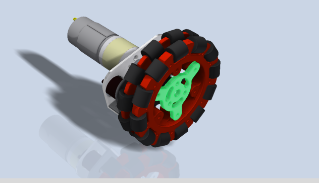 G075780-3D打印万向轮结合CNC铝和欧姆龙旋转编码器=齿轮变速箱减速机差速器