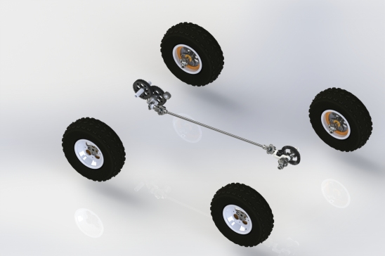 G075814-4WD 传动系统=齿轮变速箱减速机差速器