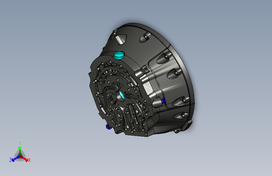 G076049-722.6 变速箱外壳用于V6和V8发动机=齿轮变速箱减速机差速器
