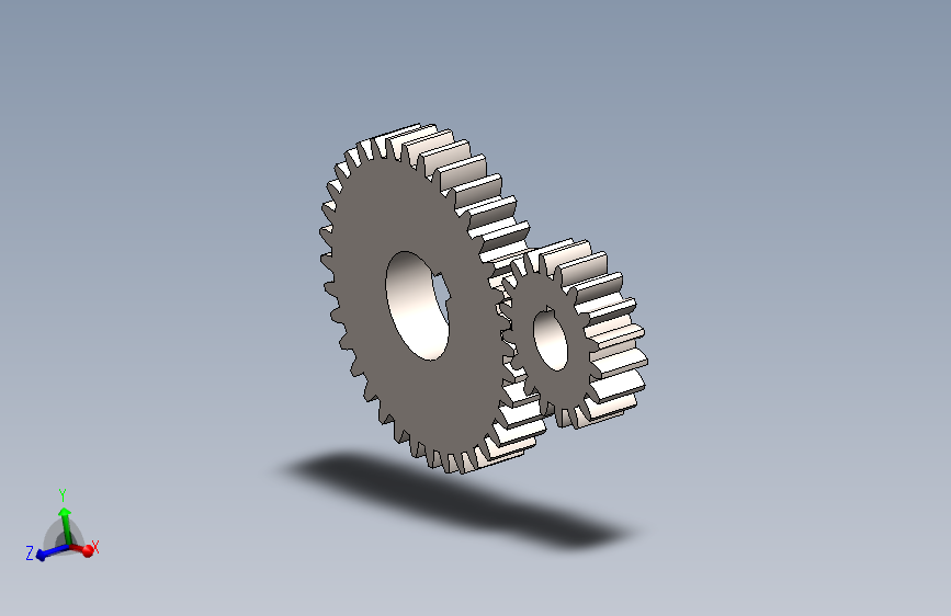 G076095-A Simple One-Step Gear=齿轮变速箱减速机差速器