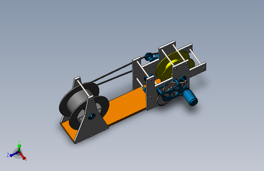 G076177-Cable winder=齿轮变速箱减速机差速器