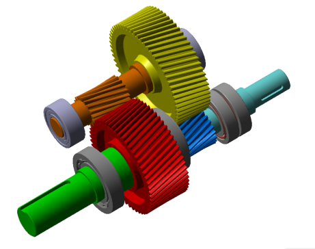 G076181-CATIA - 降低器=齿轮变速箱减速机差速器