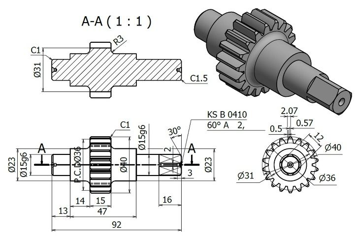 G076184-CATIA 实践练习 -28=齿轮变速箱减速机差速器