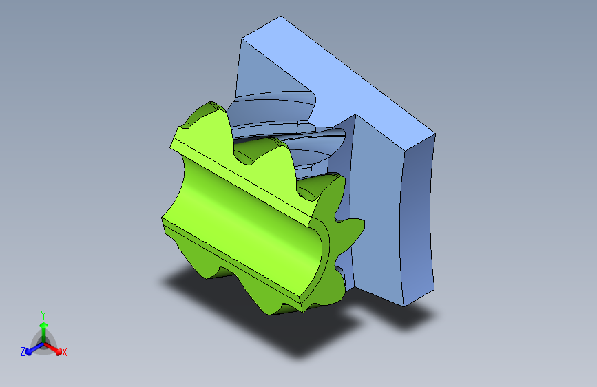 G076206-Crown Gear 有限元分析=齿轮变速箱减速机差速器