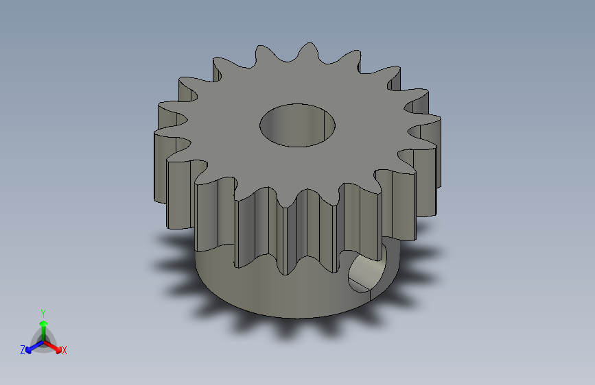 G076334-Gear (3)=齿轮变速箱减速机差速器