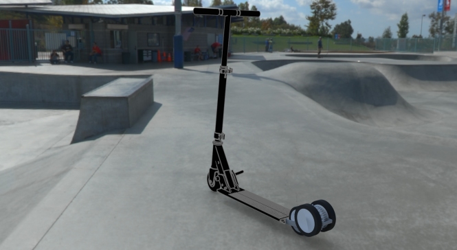 G076347-gear-assembly-for-a-kickscooter-with-auxiliary-wheel-drive-1.snapshot.1=齿轮变速箱减速机差速器