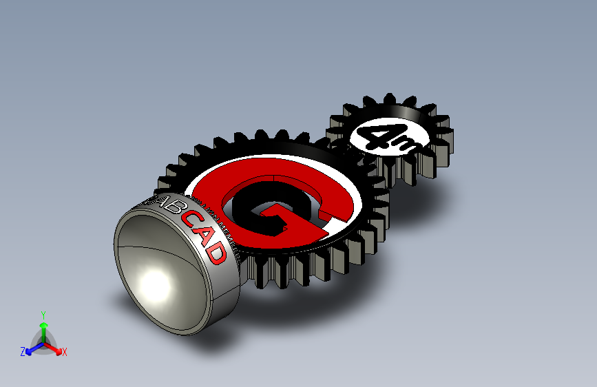 G076364-Grabcad 4M奖杯=齿轮变速箱减速机差速器
