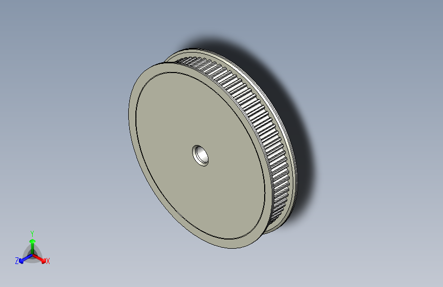 G076384-GTn Parametric Timing Belt Pulley=齿轮变速箱减速机差速器